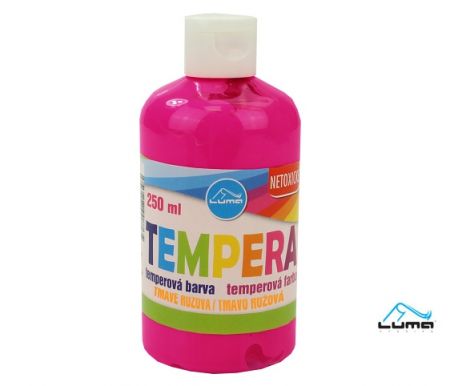 Barvy temperové LUMA 250ml růžová tmavě