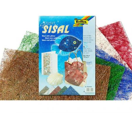 Sisalový papír A4 135g glitter klasik 1ks