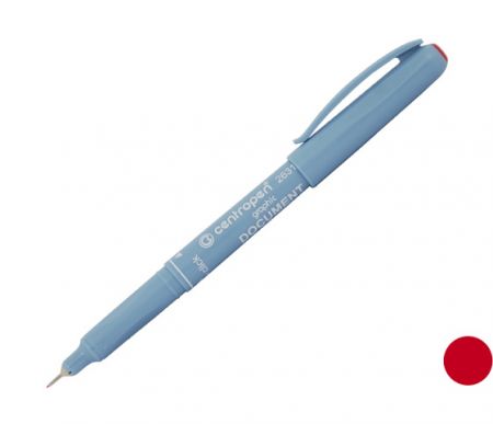 Popisovač CENTROPEN 2631 liner 0,1mm červený