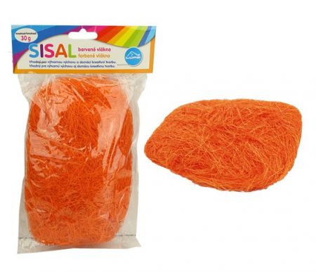 Sisal oranžový 50g