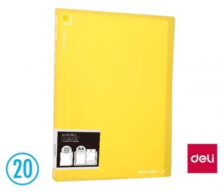 Katalogová kniha 20l AURORA DELI EB02462 žlutá