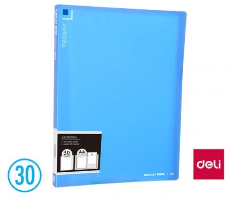 Katalogová kniha 30l AURORA DELI EB02532 modrá