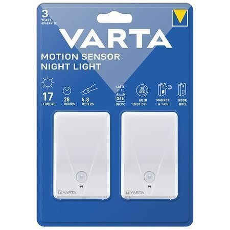 Noční světlo &quot;Motion Sensor Night&quot;, LED, 2 ks, VARTA 16624101402