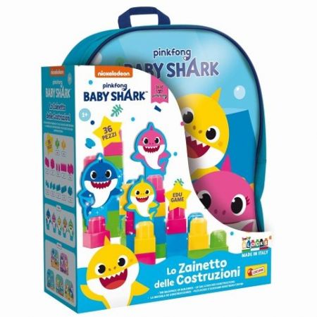 Baby Shark - Batoh s kostkami a postavičkami