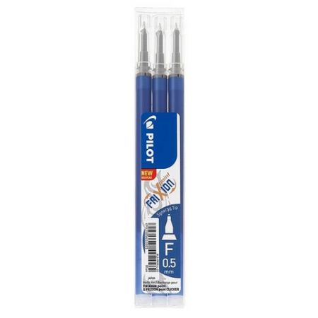 Pilot, Náplň pro Roller FriXion Point, 3 ks, (F) tenký, modrá