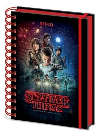 Blok kroužkový A5, Stranger Things