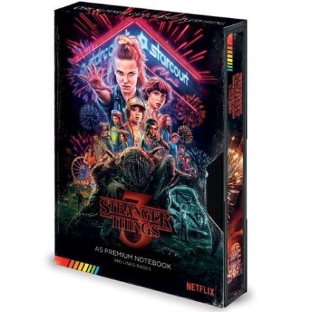 Blok A5 premium, Stranger Things (VHS)