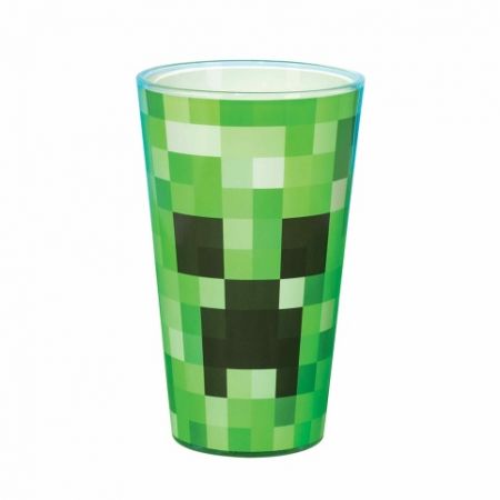 B Sklenice Minecraft Creeper