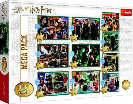 Puzzle Harry Potter - Ve světě Harryho Pottera 10v1