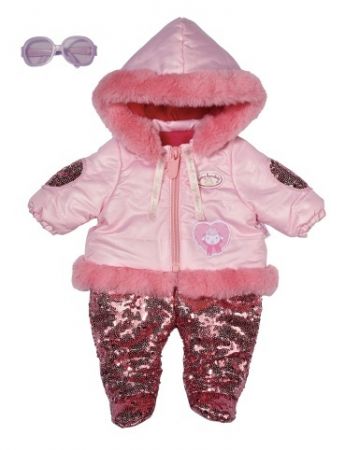 Baby Annabell Zimní kombinéza s flitry Deluxe, 43 cm