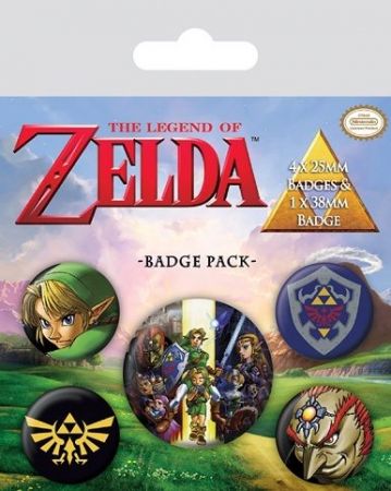 Set odznaků Zelda