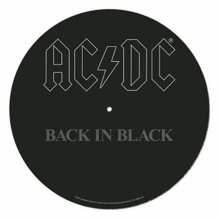 Podložka na gramofon, AC/DC Back in Black