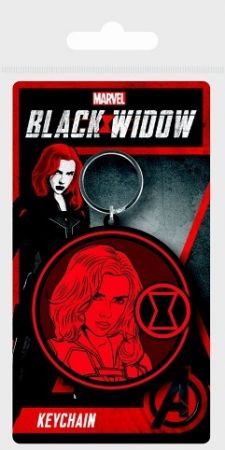 Klíčenka gumová Marvel - Black Widow