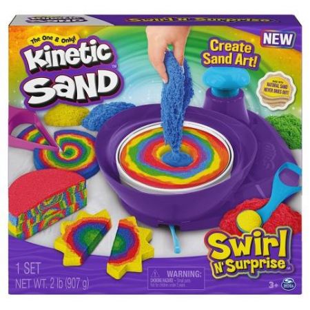 Kinetic sand duhový kolotoč