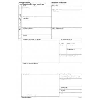 Zjednodušený průvodní doklad A4, samopropis., 1 + 2 listy
