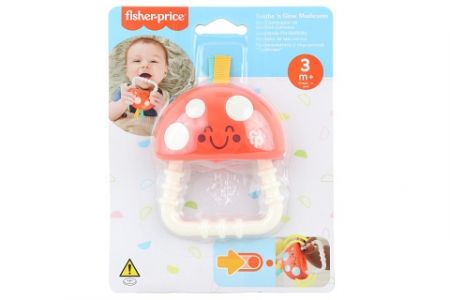 Fisher-Price Kousátko a chrastítko muchomůrka HBP46