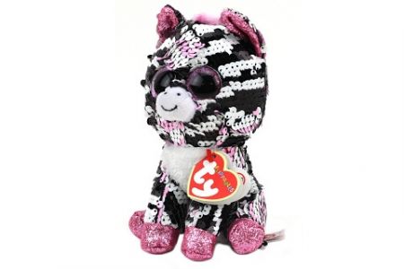 Beanie Boos Zoey 15 cm - zebra růžová