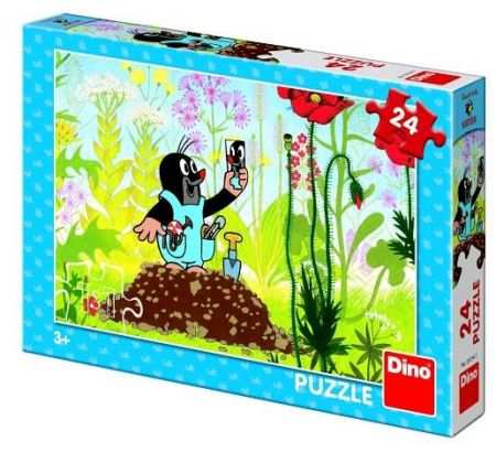 DINO Puzzle 24 dílků Krtek v kalhotkách 26x18cm