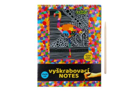 Vyškrabovací notes 21x28cm, 10 listů