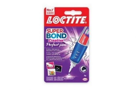 Vteřinové lepidlo &quot;Loctite Super Bond CEATIVE Perfect Pen&quot;, 3 g, HENKEL