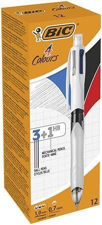 Kuličkové pero a mechanická tužka 2v1 &quot;4 colours&quot;, BIC 942104