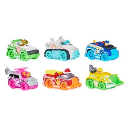 PAW PATROL DIE-CAST MULTIBALENÍ NEONOVÝCH AUTÍČEK