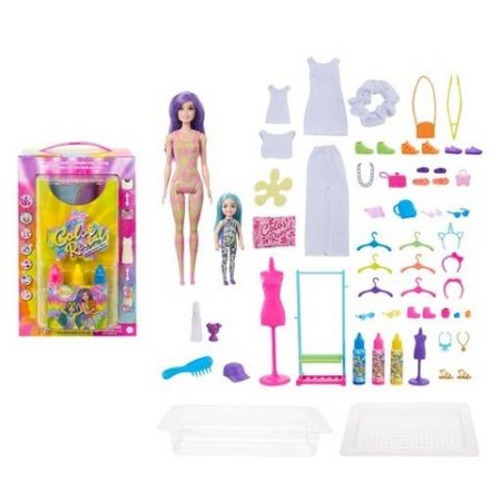 BARBIE COLOR REVEAL NEONOVÁ BATIKA DÁRKOVÝ SET