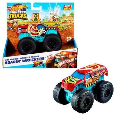 Hot Wheels MONSTER TRUCKS SVÍTÍCÍ A RÁMUSÍCÍ VRAK ASST