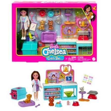 BARBIE CHELSEA VETERINÁŘKA HERNÍ SET