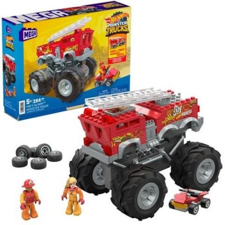 MEGA CONSTRUX HOT WHEELS MONSTER TRUCK 5 ALARM