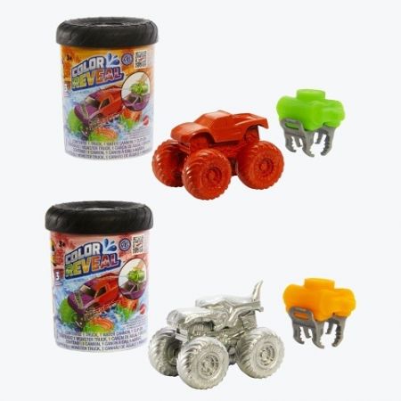 Hot Wheels MONSTER TRUCKS 2KS COLOR REVEAL