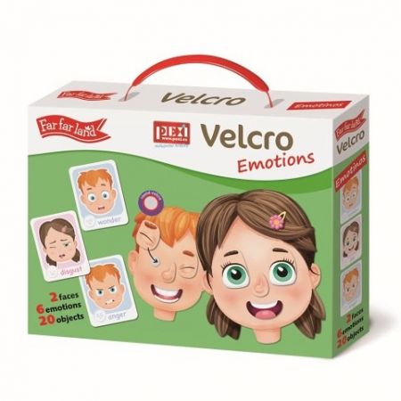 PEXI Velcro skládačky - Emoce (Emotions)