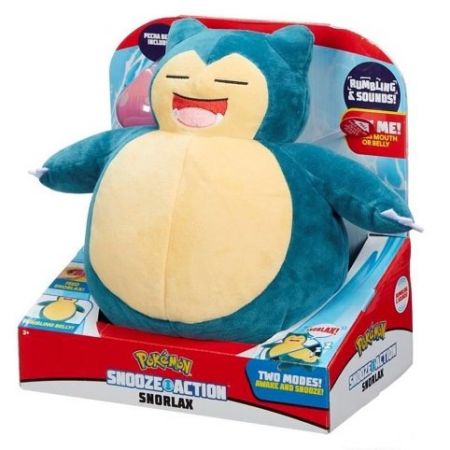 Pokemon Spící Snorlax - Interaktivní plyš