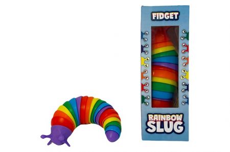 Fidget toy - duhový šnek