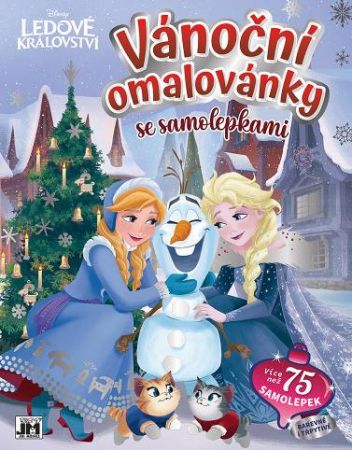 Vánoční omalovánka se samolepkami FROZEN - Ledové království