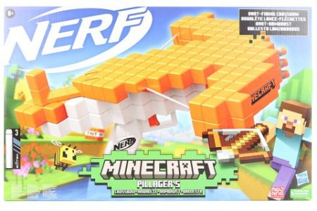 Nerf Minecraft pillagers crossbow