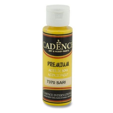 Akrylové barvy Cadence Premium 70 ml, hořčičná