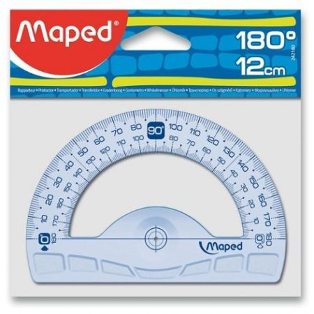 Úhloměr MAPED Geometric 180°, prům.12cm