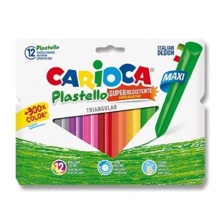 Plastové pastely UNIVERSAL Plastello Jumbo 12 ks