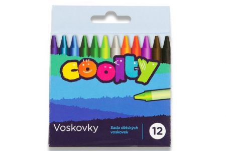 Voskové pastelky COOLTY 12ks