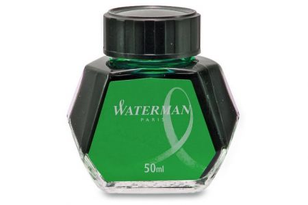 Inkoust lahvičkový Waterman Green, zelený (do plnicích per WATERMAN)