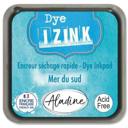 Inkoustový polštářek rychleschnoucí ALADINE IZINK azurový