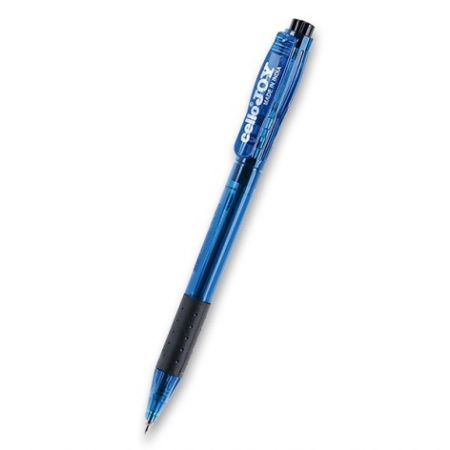 Kuličková tužka CELLO JOY NEON mix barev, modrá náplň
