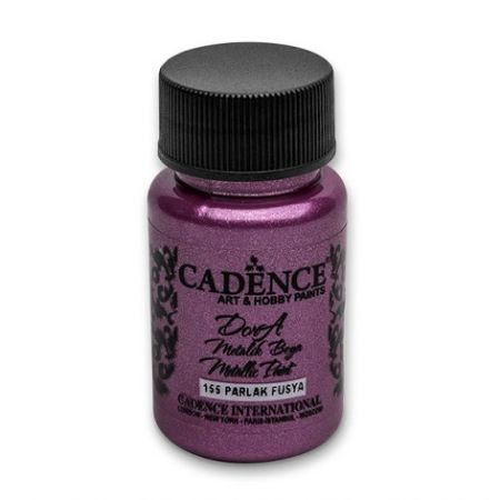 Akrylová barva Cadence D.Metalic fuchsiová 50ml