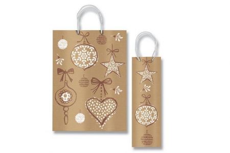 Vánoční papírová taška SADOCH Fantasia Ozdoby S