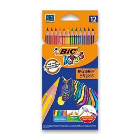 Pastelky Bic Kids Evolution 12 barev