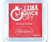 Razítkovací polštářek Aladine Izink Quick Dry - červená