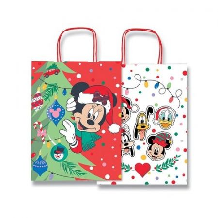 Vánoční papírová taška SADOCH Allegra Disney S 260x120x345mm