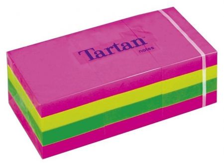 TARTAN 653R POST-IT 51x38mm/12ks/neon