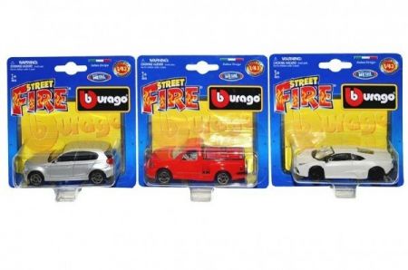 Burago 1:43 Street Fire auto kov 